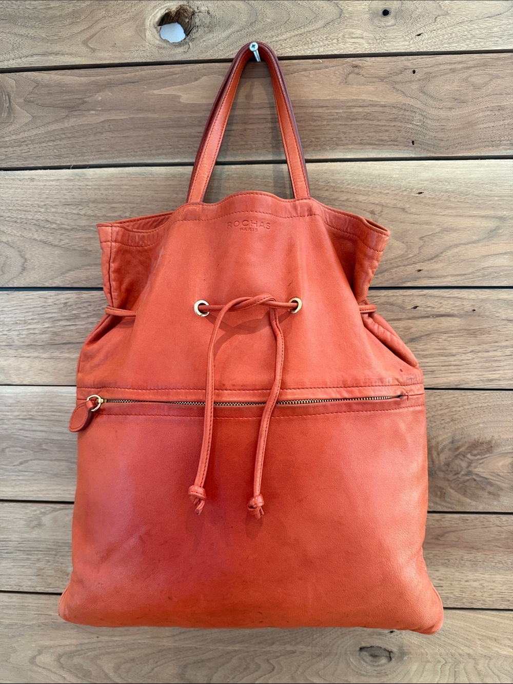 Rochas Paris vintage bag-glove leather